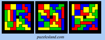 The 3 solutions to the 9x9 square